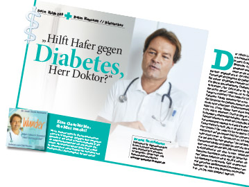Hilft Hafer gegen <strong>Diabetes,</strong> Herr Doktor?