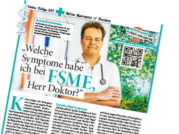 Welche Symptome habe ich bei <strong>FSME</strong>, Herr Doktor?