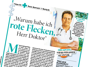 Warum habe ich <strong>rote Flecken,</strong> Herr Doktor?