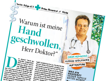 Warum ist meine <strong>Hand geschwollen,</strong> Herr Doktor?